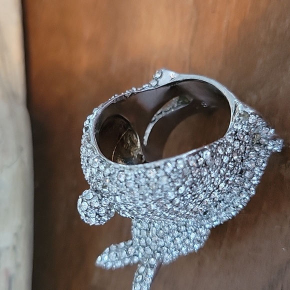 Kate Spade Rhinestone Pave Rabbit Cocktail Ring - Picture 5 of 8